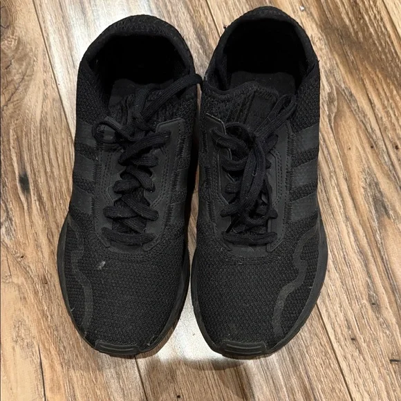 Adidas Black Knit Sneakers - Picture 1 of 5